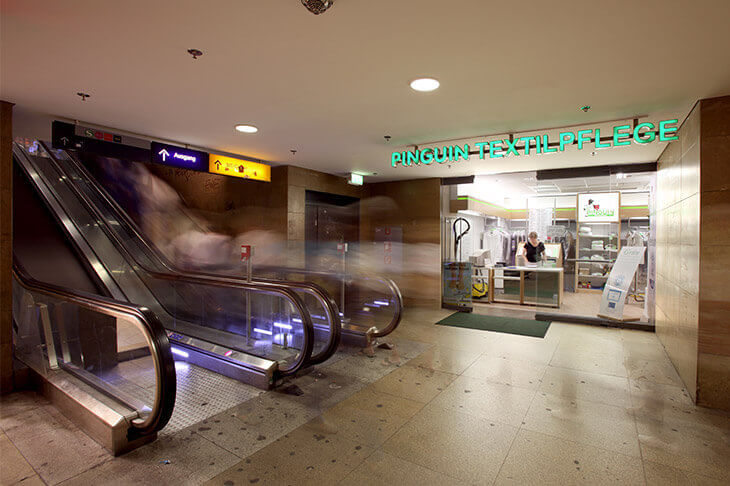 Textilreinigung am Alexanderplatz