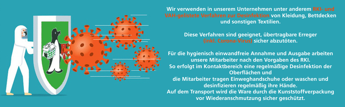 Reinigung Coronaviren